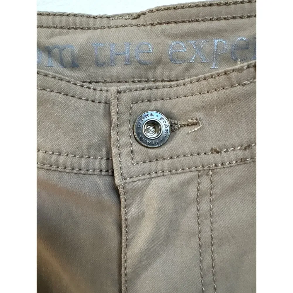 Prana Men’s Brion Pants Brown Slim Fit Stretch Hiking Outdoor Camping 34x32 - Picture 2 of 4